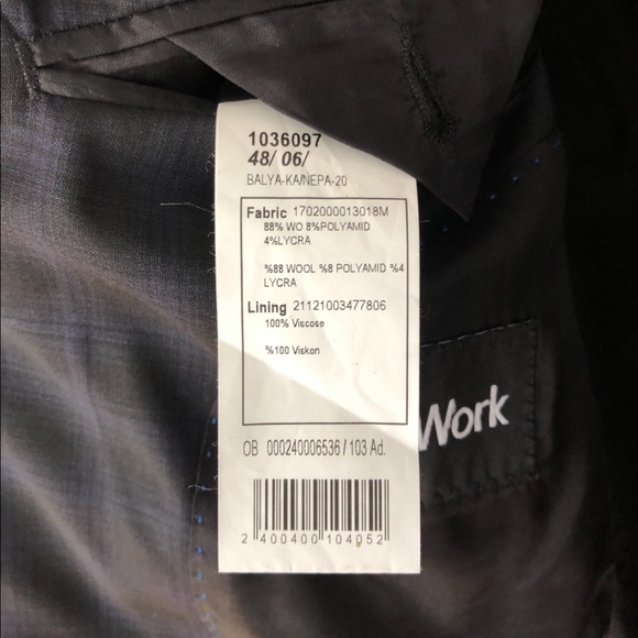 Suit size 48 (M) Slim Fit - Picture 3 of 6